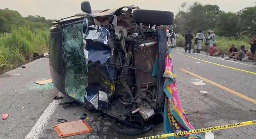 Dos migrantes de Nicaragua mueren atropellados en sur de México