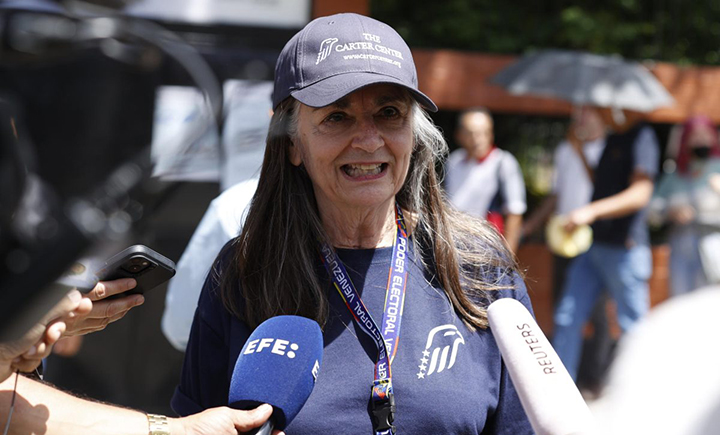 Jennie Lincoln, jefa de la misión de observación del Centro Carter
