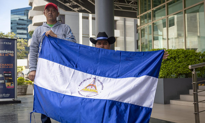 Excarcelados nicaragüenses en Guatemala piden poner fin “a la tiranía” en su país