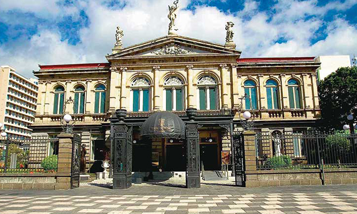 El símbolo del Teatro Nacional de Costa Rica no puede cambiarse